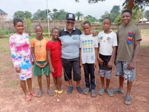 YDASS Representative with Beneficiaries